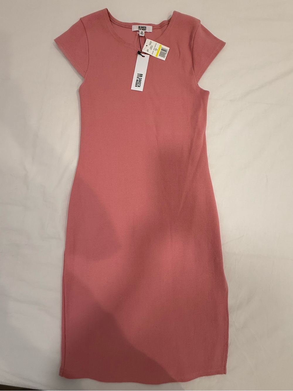 BB Dakota Rose Pink Midi Bodycon Dress